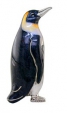 Пингвин средний серебро с эмалью ST154-3