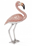 Розовый Фламинго серебро с эмалью ST722