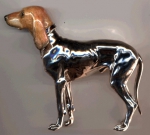 Статуэтка Собака серебро ST344