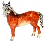 Лошадь большая серебро ST180-1