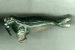 Морж малый из серебра ST508-2
