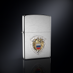 Зажигалка ФСО РОССИИ эмблема из серебра